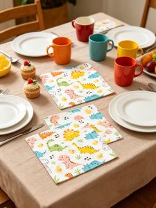 Dinosaur Pattern Party Napkins 33cm