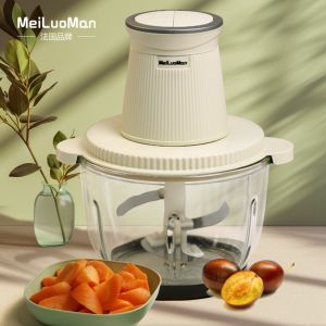 Đa chức năng hộ gia đình 2.5L Máy xay thịt 2025 mới hoàn toàn tự động điện nhỏ thịt trộn