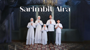 Rauna 2025 Series Gamis Aira White Sarimbit Keluarga Couple Family seragam pasangan