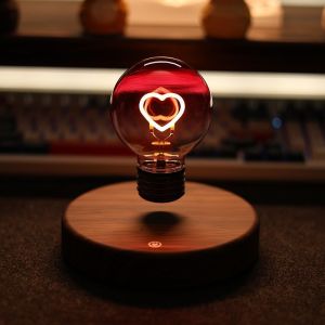 💥Dream Best🔥 Magnetic Levitation Lamp Creativity Floating Glass LED Bulb Home Office Desk Decor Birthday Gift Table Novelty Night Light
