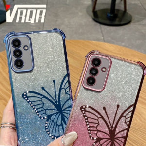 For vivo Y03 4G Y03T 4G Y18 4G Y18s 4G Y18e 4G Y28s 4G Y28s 5G T3 Lite 5G iQOO Z9 Lite 5G VRQR anti drop glitter card with diamond inlaid butterfly pattern phone case