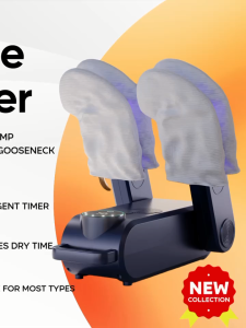 Boot Dryer & Portable Shoe Warmer | Electric Heat Blower with Adjustable Rack Timer Deodorizer for Gloves Work Boots