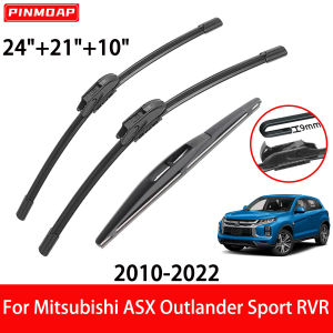 Car Windshield Wipers Are Suitable For Mitsubishi ASX Outlander Sport RVR 2010-2022 Front And Rear Windshield Wipers 24"+21"+10"
