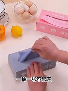 20pcs/Box Removable Kitchen Towel Reusable Kitchen Cloth Absorbent tisu dapur Microfiber Lazy Rub Non-Disposable Towel  kain lap dapur