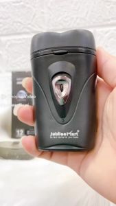 Tặng Kèm Bộ Lưỡi Dao  - Máy Cạo Râu Mini 2 Lưỡi Kép JUBILEE MART Thiết Kế Nhỏ Gọn Cạo Râu Nhanh Chóng Sạc USB Tiện Lợi