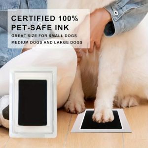 1-4PC Baby Handprint Footprints Ink Pads Safe Non-toxic No-Touch Skin Inkless Inkpad Kits Pet Cat Dog Paw Prints Souvenirs Gifts