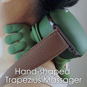 foreverlily | Foreverlily Bionic Finger Neck Shoulder Massager Neck Cervical Trapezius Kneading Massage Shawl Bionic Hand Neck masajeador