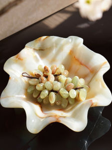Natural Jade Art Marble Tray