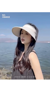 Topi Matahari Wanita Topi Pantai Visor Kekinian Import Topi Olahraga Wanita Sport Hijab Topi Sport Outdoor / Topi Olahraga Sun Hat Wanita UV Bersepeda Anti-Ultraviolet UPF50+ Matahari Topi