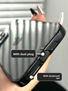 DAIMANG | Dustproof Full Lens Protection Phone Case Transparent Black