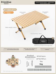 The Primitive | Portable Folding Table and Chair Set
