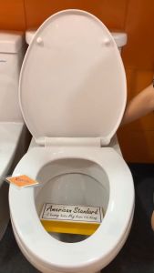 Nắp êm bồn cầu American Standard chính hãng KAG-VF4396EM nắp xí bệt Mỹ dài 45cm màu trắng nhựa dày bóng đẹp