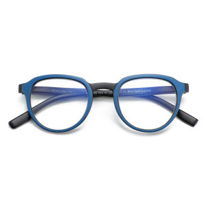 ZENOTTIC Anti Blue Light Blocking Reading Glasses Men Retro Round Antiblue Rays Goggles Computer Eyeglasses Presbyopic Diopters