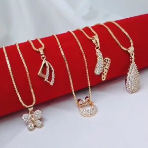 Kalung Wanita Lapis Emas Tahan Lama Anti Karat