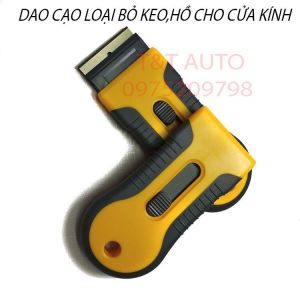 [FREESHIP] Dụng cụ dao cạo loại bỏ keo hồ cho cửa kính ô tô nhà kính tặng kèm 1 lưỡi dao thay thế tiện dụng.