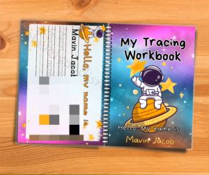 Laminated My Tracing Workbook Reusable