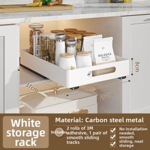 SHUQUE | Pull-out Durable Dish Organizer