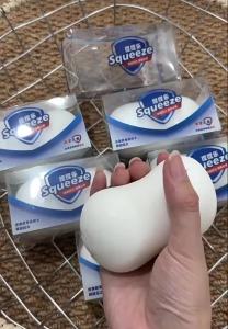 Squishy Soap Ball Squishy Stress Ball Filled Soft Squeeze Fidget Toy Anti-Stress Anxiety Relief Hand Decompression Toy