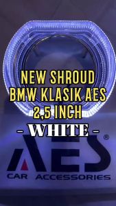 Shroud Projector BiLED BMW FULL Sport Angel Eye Crystal Projie HID 2.5 Inch 3 Inchi Inci Kristal Motor Mobil custom bullaes original AES IMPORT garansi promo discount kufa varian