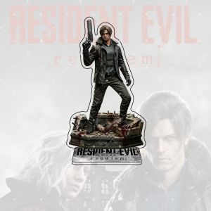 Bandai | For Resident Evil Requiem Leon Scott Kennedy Grace Ashcroft 15cm Acrylic Standee Game Merch Desk Decor Collection Fans Gift