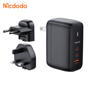 Mcdodo GaN III 65W USB-C PD ชาร์จเร็วที่ชาร์จอเนกประสงค์สำหรับท่องเที่ยว3 In 1ผนัง USB PD3.0ชาร์จเร็ว QC4.0 QC3.0 SCP FCP AFC PE อะแดปเตอร์สำหรับ iPhone Samsung HUAWEI
