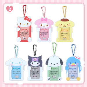 Sanrio Support Series 3 Inch Photo Handholding Card Holder Protective Cover Pendant Melody Pudding Dog Cute Stationery Accessories