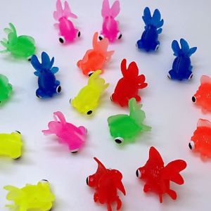 5Pcs/Set Fake Simulation Rubber Goldfish Crab Tortoise Aquarium Decoration Baby Bath Water Toys for Kids Toddlers Bathing Shower Gifts