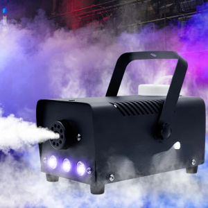เครื่องพ่นควัน 500W RGB 3 LED หลากสี พร้อมรีโมทคอนโทรล สำหรับงานปาร์ตี้ ดีเจ ดิสโก้ ฮาโลวีน