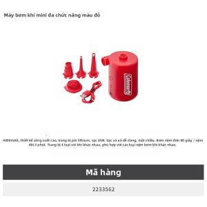 Coleman | Bơm Hơi Đa Năng Di Động