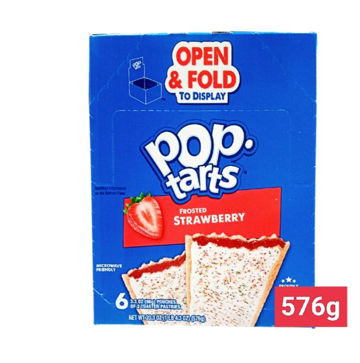 Kellogg's Frosted Strawberry Pop Tarts 576g Lazada PH