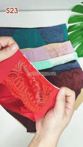 [Mã S23] Quần Lót Nữ Thun Lạnh Phối Ren 2 Bên Nữ Tính Mềm Mại FREESIZE (GIAO MÀU NGẪU NHIÊN)