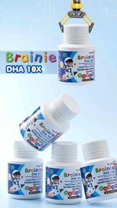 เบรนนี่ ดีเอชเอ 10 เอ็กซ์ เม็ดเคี้ยวเด็ก DHA 10เท่า วิตามินบี6 บี12 เสริมการเรียนรู้ เคี้ยวอร่อย
