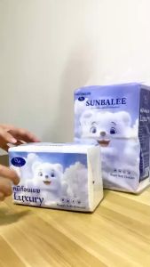 กระดาษทิชชู่ยกลัง 12 หิ้ว✨ กระดาษทิชชู่ป๊อปอัพ หมีก้อนเมฆ ใช้เช็ดหน้าเช็ดปาก ใช้ทำความสะอาด BOX