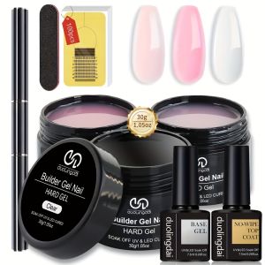 Gel Làm Móng UV Mềm Mịn Không Chứa HEMA 30g Dùng Để Nối Móng Bền Lâu Làm Cứng Móng Thiết Kế Nail Art