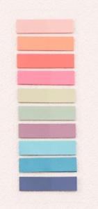 200 Sheets Morandi Transparent Fluorescent Index Tabs PET Arrow Flags Sticky Note for page Marker Planner Stickers Office