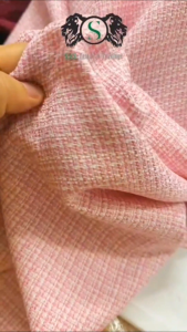 (S.S.S) ผ้าคลาสสิค CLASSIC ลายชาเนล |  ผ้าโพลีพรีเมียม ผ้าแฟชั่นลุคหรูหรา ไม่ยับง่าย  เหมาะสำหรับงานแฟชั่น