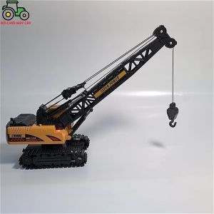 Xe cần cẩu_Bánh xích - Điều khiển từ xa (RC) có đèn và nhạc xe công trình MCT12