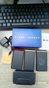 YEEMI M1 GSM 2G Flip Mobile Phone 2.8 Screen MTK Dual SIM Card Double Display FM Mp3 Mp4 Micro USB Torch CellPhone
