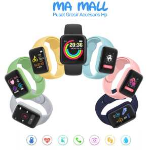 SmartWatch Y68 Sport Tahan Air Bluetooth Smart Watch Pelacak Kebugaran B64 Gelang Pedometer Heart Rate