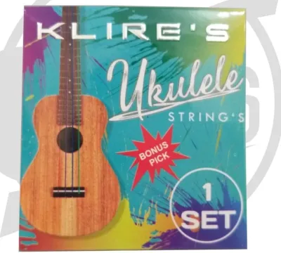 ORIGINAL!!! Senar Klires Ukulele Kentrung 1 Set 4Pcs Bonus Pick
