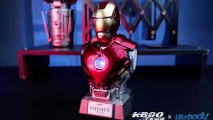 KBGO | Loa Bluetooth Marvel Iron Man Mk4 SE - Mô Hình Trang Trí Thời Thượng Quà Tặng Sáng Tạo Cho Bạn Trai