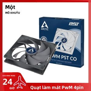 Quạt Tản Nhiệt PC ARCTIC 140mm Quạt Làm Mát CPU 12/14cm Với Điều Khiển PWM 4 Chân FDB - Đen/Trắng - Dùng Cho Case Và Tản Nhiệt