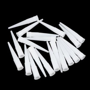 30pcs Caulk Corong Silicone Sealant Cartridges Nozzle Sealant Lem Kaca Sausage Nozzle Tutup Sosis