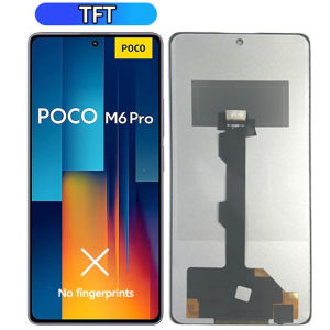 6.67‘’AMOLED Display For Xiaomi Poco M6 Pro 4G LCD Display Touch Screen Digitizer For POCO M6 Pro 2312FPCA6G Display Replacement