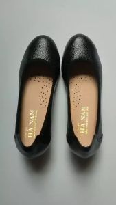 Giày Búp Bê Nữ Cao Gót HA NAM Da Bò Thật Thời Trang Cao Cấp 5cm GBBN2080