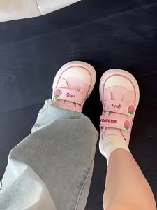 Warrior | Strawberry Pink Thick Sole Canvas Shoes