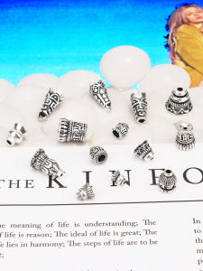 925 Sterling Silver DIY Bracelet Beading Material Buddha Head Tower Handmade Jewelry Accessories Tassel Stringing Fresh out