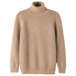 Jiuliu Thickened Warm and Loose plus Size Turtleneck Sweater