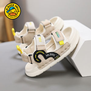 Summer New Fashion Yellow Duck Toddler Sandals Anti-Kick Soft Bottom Beach Shoes Boys Girls Children Casual Sports Minimalist