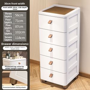 JILAIYAO | Multi-layer Drawer Style Plastic Storage Cabinet